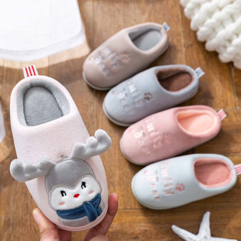 儿童棉拖鞋秋冬男女童宝宝棉拖鞋防滑保暖卡通可爱厚底小孩棉拖鞋|ruв категории детская обувь/детская обувь/между родителями и детьми обувь, тапочки - от Buy2taobao.com для оказания профессиональной услуги покупки агента Taobao