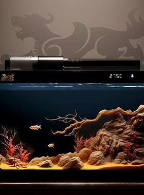 森森超白玻璃鱼缸客厅小型家用水族箱生态免换水过滤制氧金鱼缸