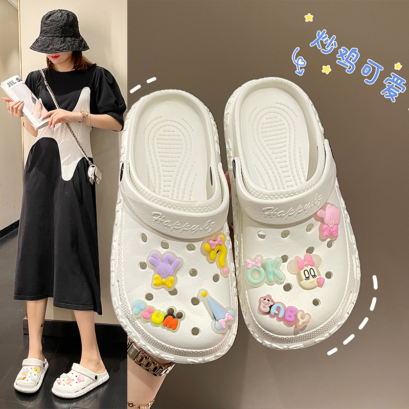 夏季洞洞凉鞋可爱卡通动漫