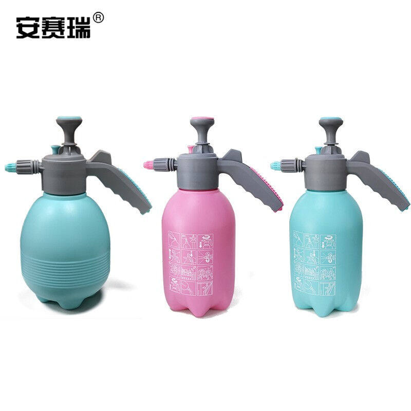 安赛瑞气压式喷水壶2L实验室压力喷壶洒水壶压力喷雾器喷水壶喷壶