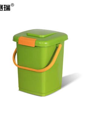 安赛瑞手提垃圾桶商用办公室垃圾桶10L带提手26.2×24.6×32cm268