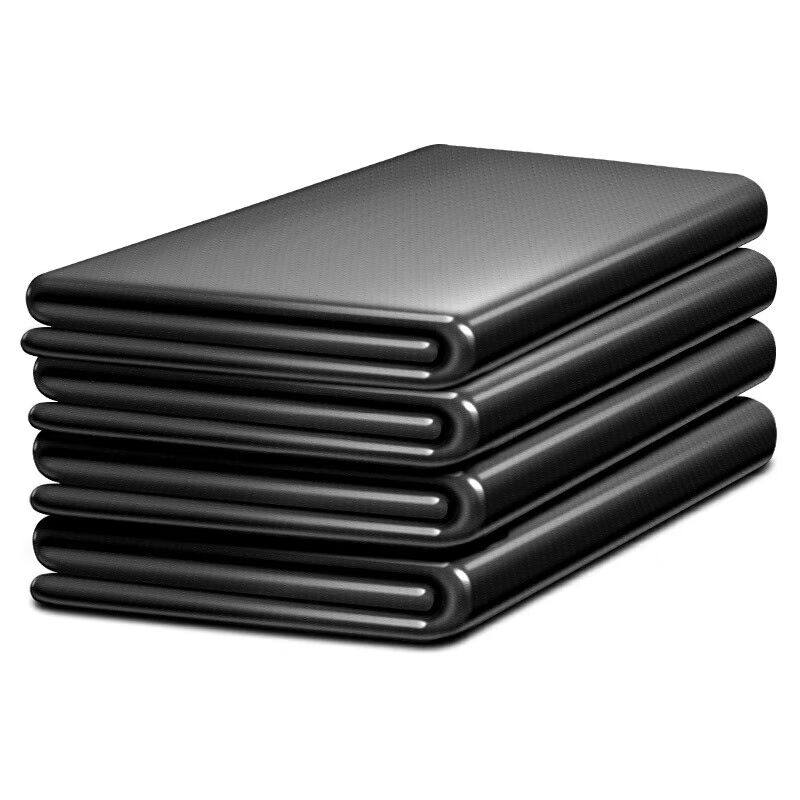 天枢平口式大号黑色塑料加大加厚垃圾袋物业酒店物业商用120x140c