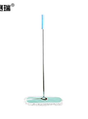 安赛瑞平板拖把棉纱拖把拖布100cm绿色7A00840个