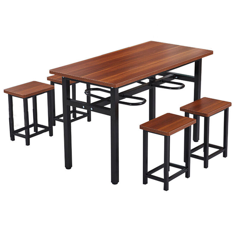 奕多美食堂餐桌椅一桌四凳方管多层板长方形饭桌学校工厂餐桌YDM-,商业/办公家具,食堂餐桌椅,淘宝优惠券,粉丝福利购,淘宝优惠卷