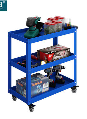 知旦602536工具车车间多功能维修储物柜可移动铁皮零件柜可定制三