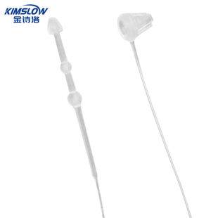 金诗洛K5646子母扣吊牌线服装 胶针挂绳吊绳标签线吊牌挂绳透明5寸