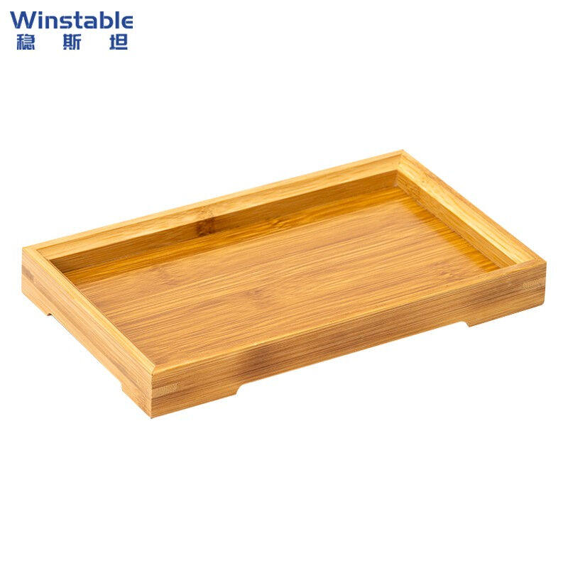 稳斯坦W5830酒店竹木托盘多功能茶点水杯置物盘方形端餐盘清漆平,餐饮具,餐用托盘,淘宝优惠券,粉丝福利购,淘宝优惠卷