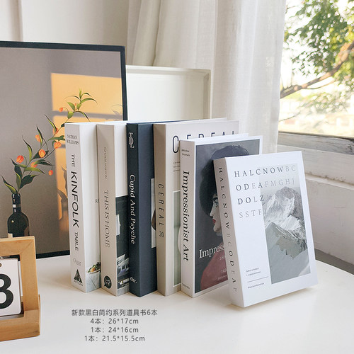 拍照装饰道具仿真书氛围感套装