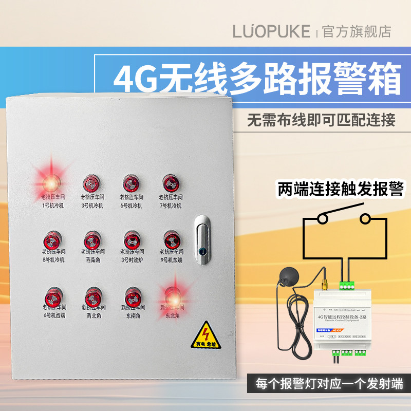 车间工业集中报警监控器