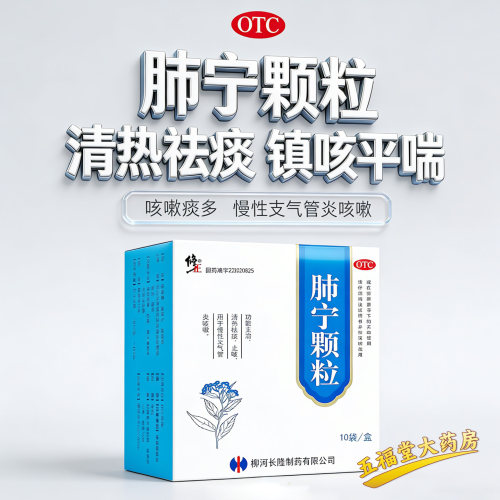 [修正]肺宁颗粒10g*10袋/盒止咳咳嗽支气管炎祛痰