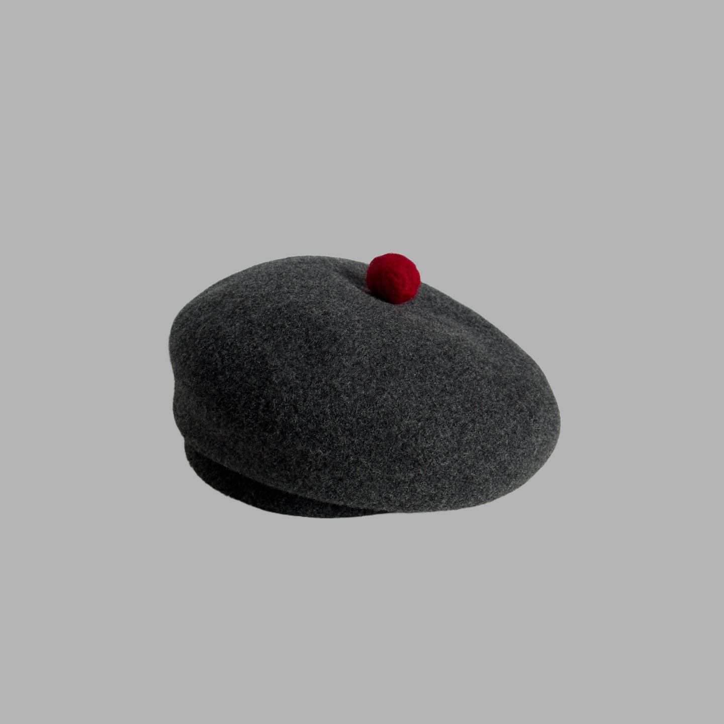 可爱显脸小减龄女士粉色灰色贝雷帽撞色蓓蕾帽装饰帽秋冬保暖帽子