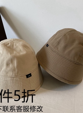 网红黄色韩系时髦ins风水桶帽