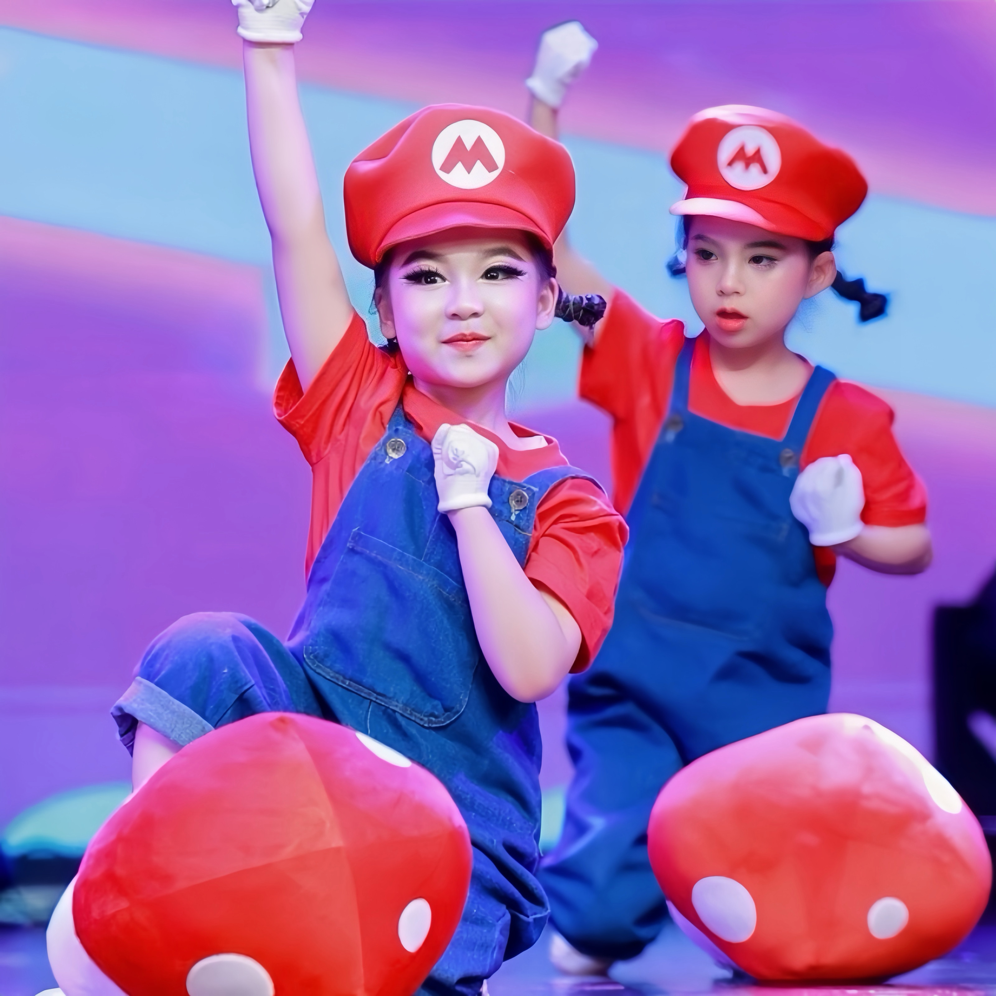 马里奥COS服帽子儿童演出服牛仔背带裤超级玛丽小黄人运动会表演,童装/婴儿装/亲子装,儿童演出服,淘宝优惠券,粉丝福利购,淘宝优惠卷