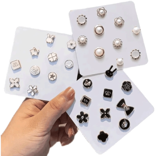 防走光胸针扣可拆卸纽扣钉扣衣服胸口领口按扣子隐形暗扣免缝神器