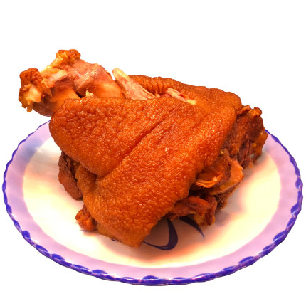 许昌李中六王洛李记肘子红烧蹄膀卤味熟食整只酱香肘子河南特产
