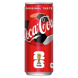 2026世界杯限定收藏版可口可乐日本进口碳酸饮料500ml原味罐装