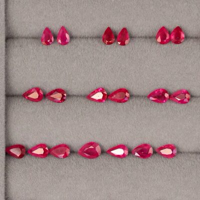 福双临缅甸红宝石颜色艳丽