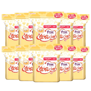 Free卫生巾日用240mm超吸棉柔女姨妈巾组合整箱学生透气正品旗舰