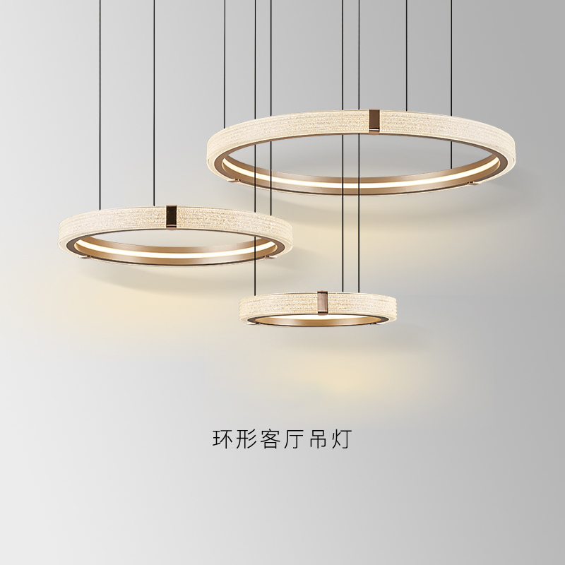 客厅主灯轻奢水晶餐厅卧室吊灯具现代简约大气设计师款高级感网红