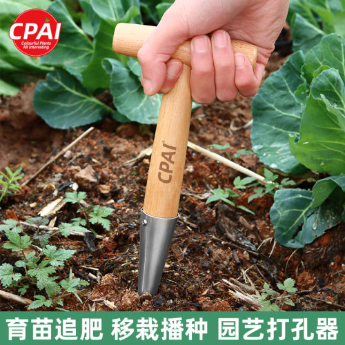 种菜播种打孔器泥土打洞移苗专用