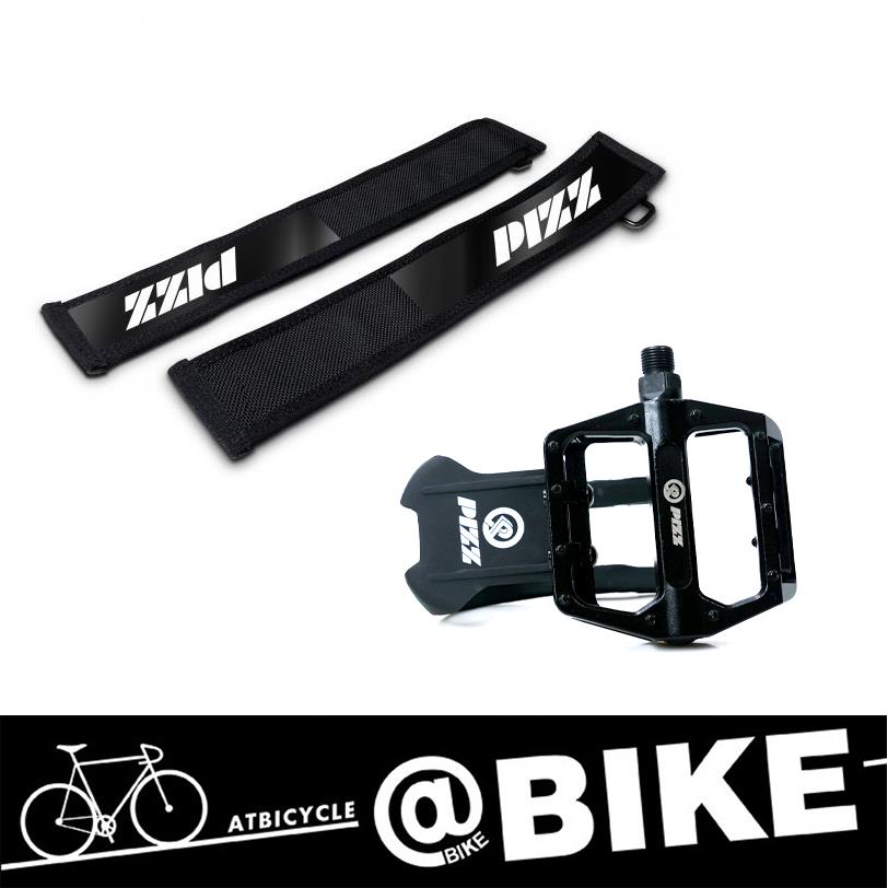 Pizz死苍蝇自行车场地赛车街脚套与皮革绳踏板