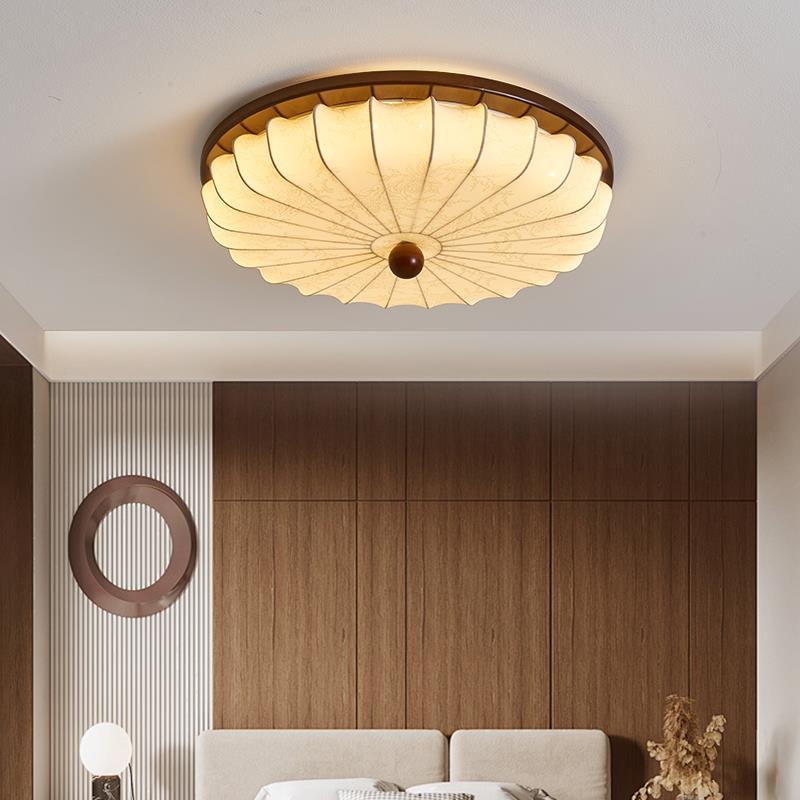 中古吸顶灯宋代美学花朵小尺寸楼梯新款卧室现代简约宋氏客厅灯具