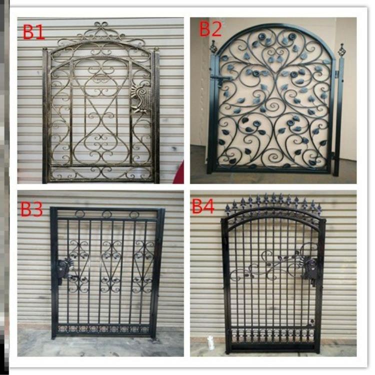 定制欧式铁艺门铁艺大门小门铁门别墅门庭院防盗门花园入户双开门