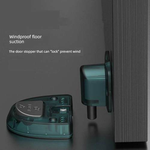 新款机械门吸防风地吸免打孔安装隐形卫生间门碰门阻无磁静音门吸