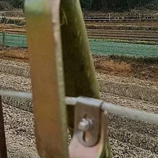 挂钩钢丝绳滑轮固定吊钩铁线铁丝钢丝钩顶钩水管索道钢索弯钩