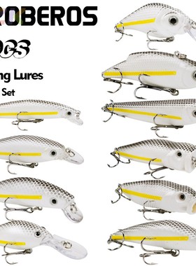 路亚饵仿生假饵 米诺波帕塑料硬饵仿生拟饵 沉水铅笔垂钓渔具用c6