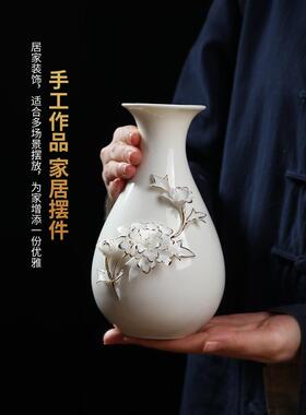 采购产品高端彩金陶瓷花瓶，古色古香的架子饰品，可接近的奢侈品