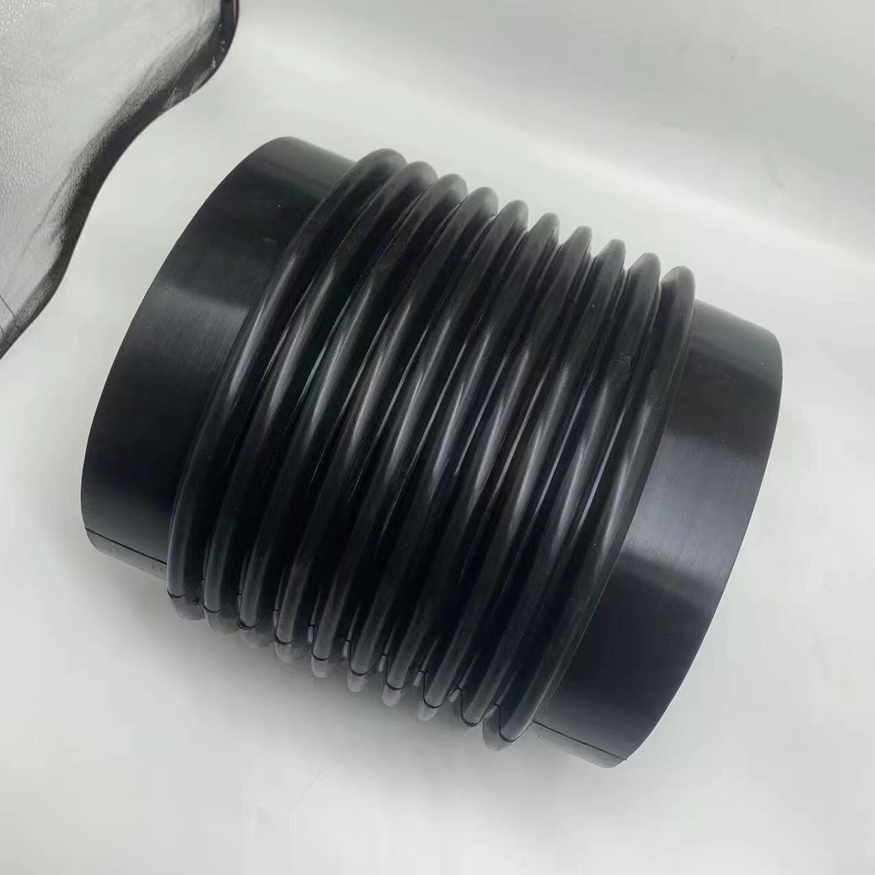 160 200 250 315pvc水管接头橡胶桥梁排水伸缩波纹管防腐工程专用