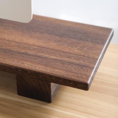 电脑萤幕增高架实木加长收纳层架子桌面增高架