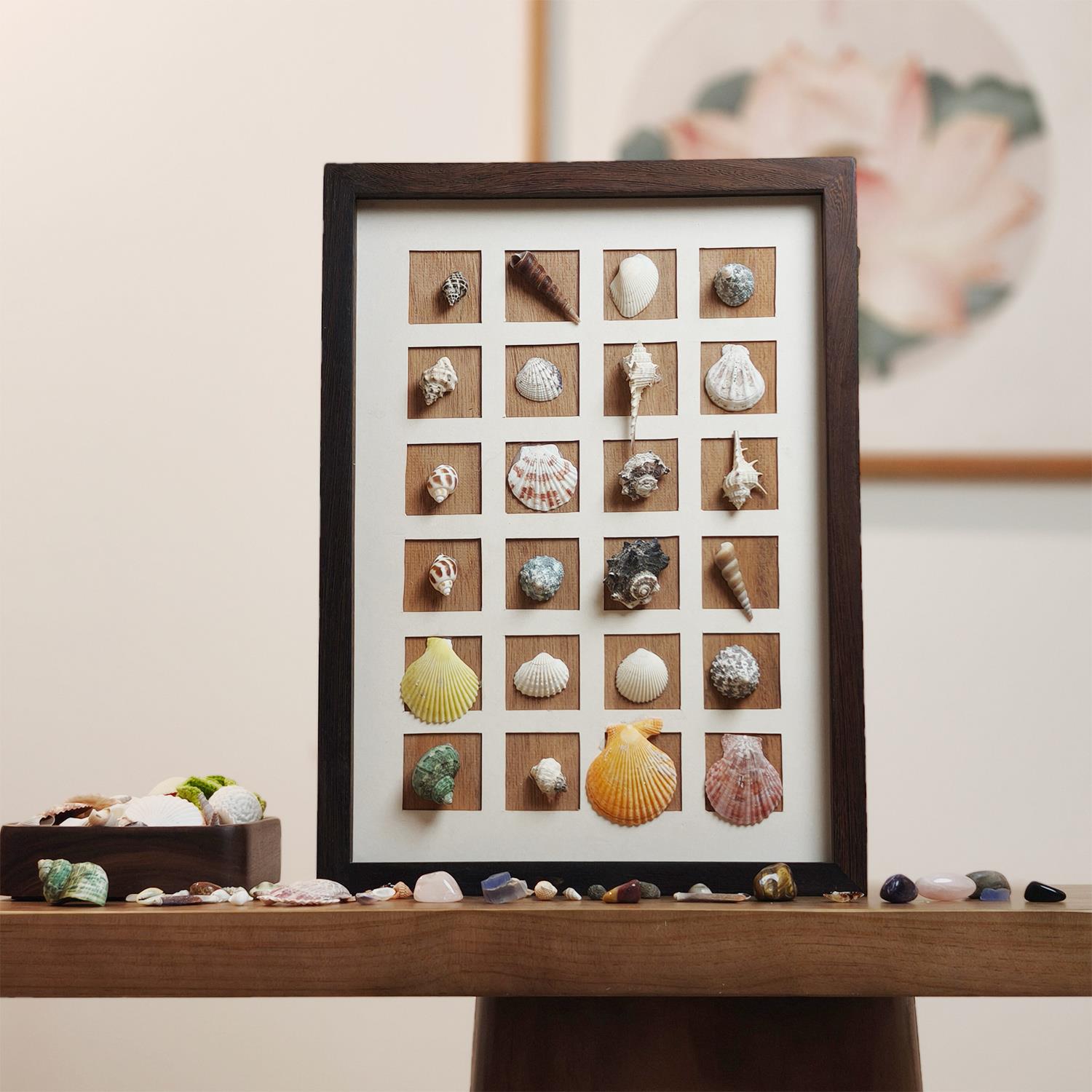 空心相框5cm3立体相框实木手工创意DIY定制礼品标本干花空框安装