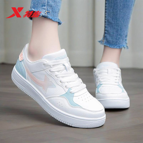 特步女鞋板鞋夏季新款运动鞋子