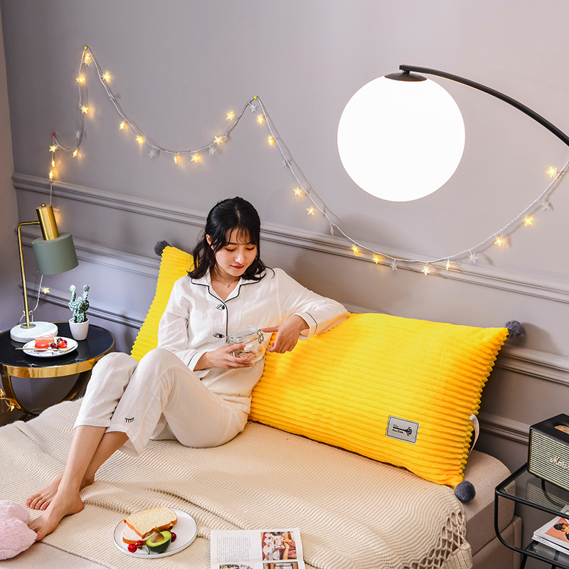 网红卧室双人固榻榻米床头靠垫