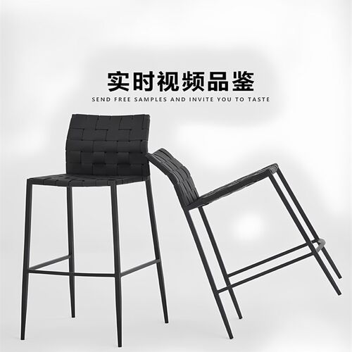 热销采购产品意大利n马鞍皮革酒吧椅,简单的家庭餐厅高凳,岛椅,