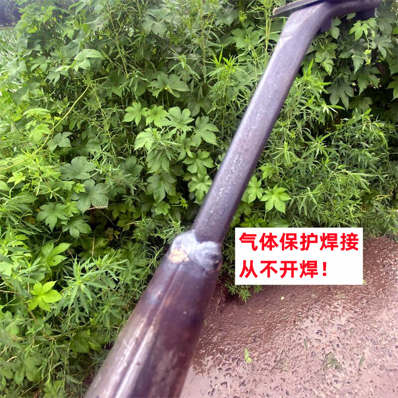 热销钐刀超大删草杉镰刀农用割草加厚全钢L双刃刀头开荒割芦苇水图片