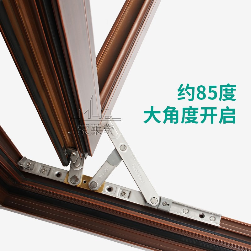 热销304不锈钢滑撑重型断桥铝窗户铰链平开窗四S连杆风撑承重支架