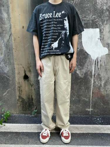 F2OCUS日系宽松直筒工装裤多口袋百搭复古长裤简约户外垂感休闲裤