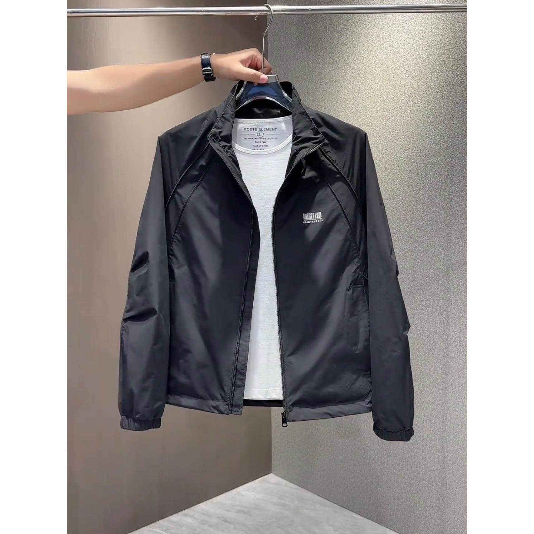 男士外套新款2026爆款潮牌工装立领夹克痞帅男装春秋户外休闲上衣