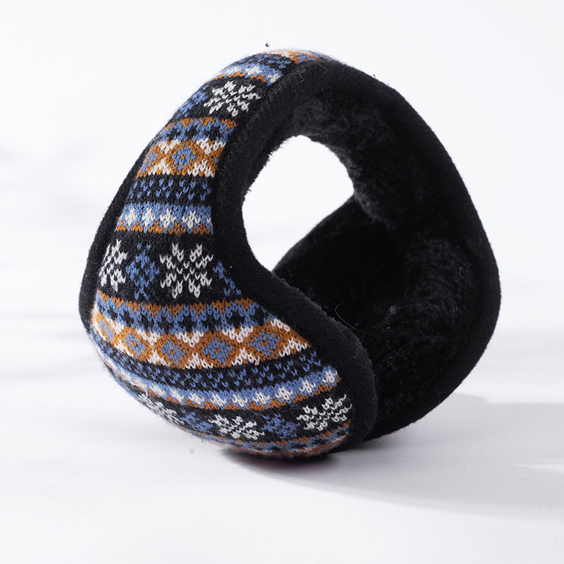 毛线可折叠保暖耳罩防寒