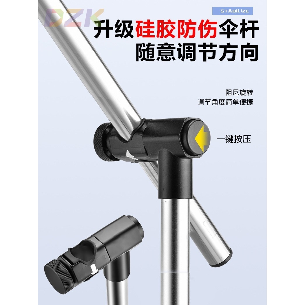 钓鱼伞大钓伞2025新款防晒专业加厚万向黑胶户外高端新型拐杖钓c4