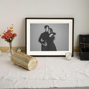 洗照片实木相框冲洗婚纱照放大结婚照打印洗相片画 画框定制装裱