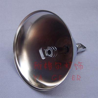 定制铬色五金吊灯吸顶盘吊钟金属盖大吊管灯具灯饰配件水晶灯吸盘