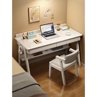 实木书桌中小学生家用学习桌初中生简易桌子工作台卧室办公电脑桌