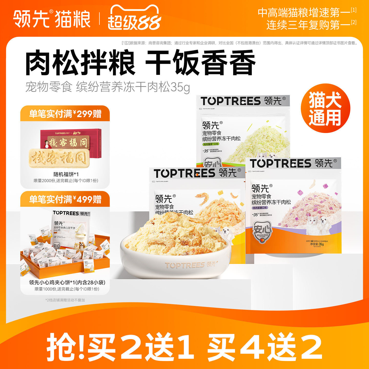 【买2送1】领先拌饭肉松图片
