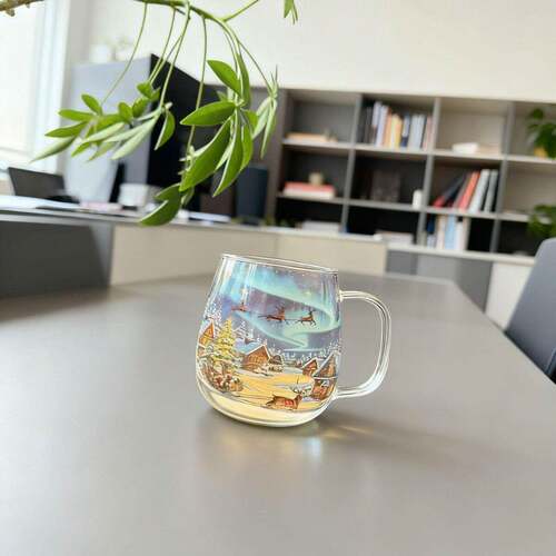 2025跨境新品Halloween Painted Mug万圣节圣诞节彩绘马克杯