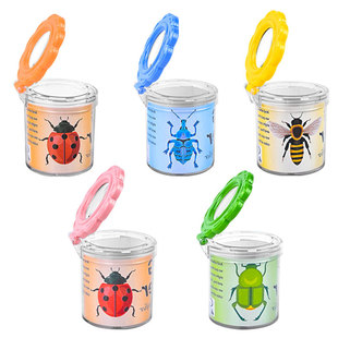 昆虫观察盒养蚕蝌蚪昆虫收集盒饲养盒采集箱抓蝴蝶鱼网户外探索