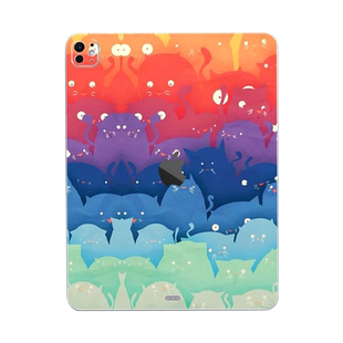 适用2025版iPad Pro13英寸平板贴纸苹果iPad Air11英寸背面贴膜mini5背膜 Air4平板10.9寸机身全包保护套配件